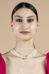 Pearl Necklace Set2890 video